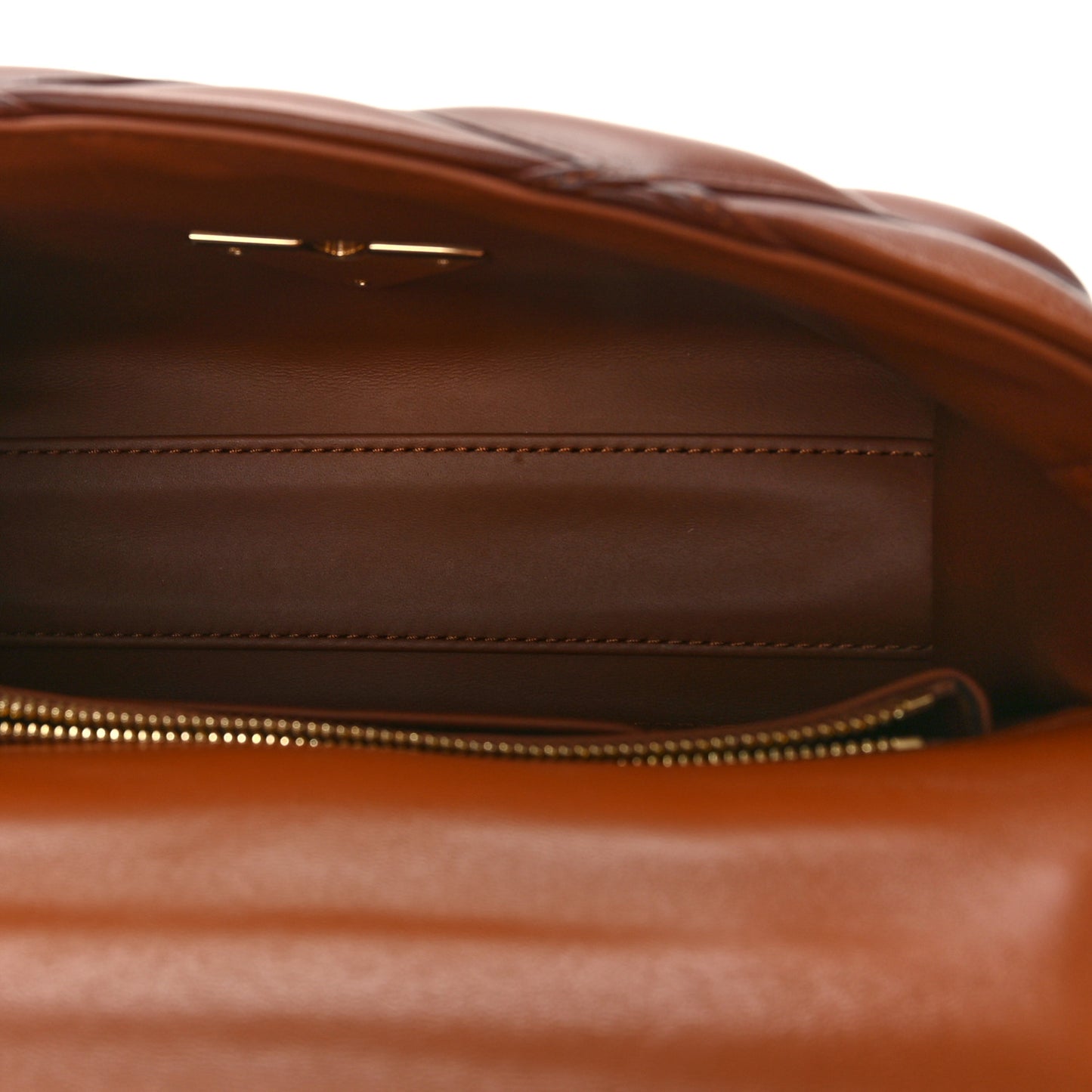 Lambskin Malletage Top Handle GO-14 MM Tan