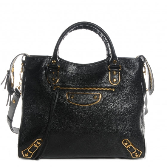 Chevre Metallic Edge Velo Black