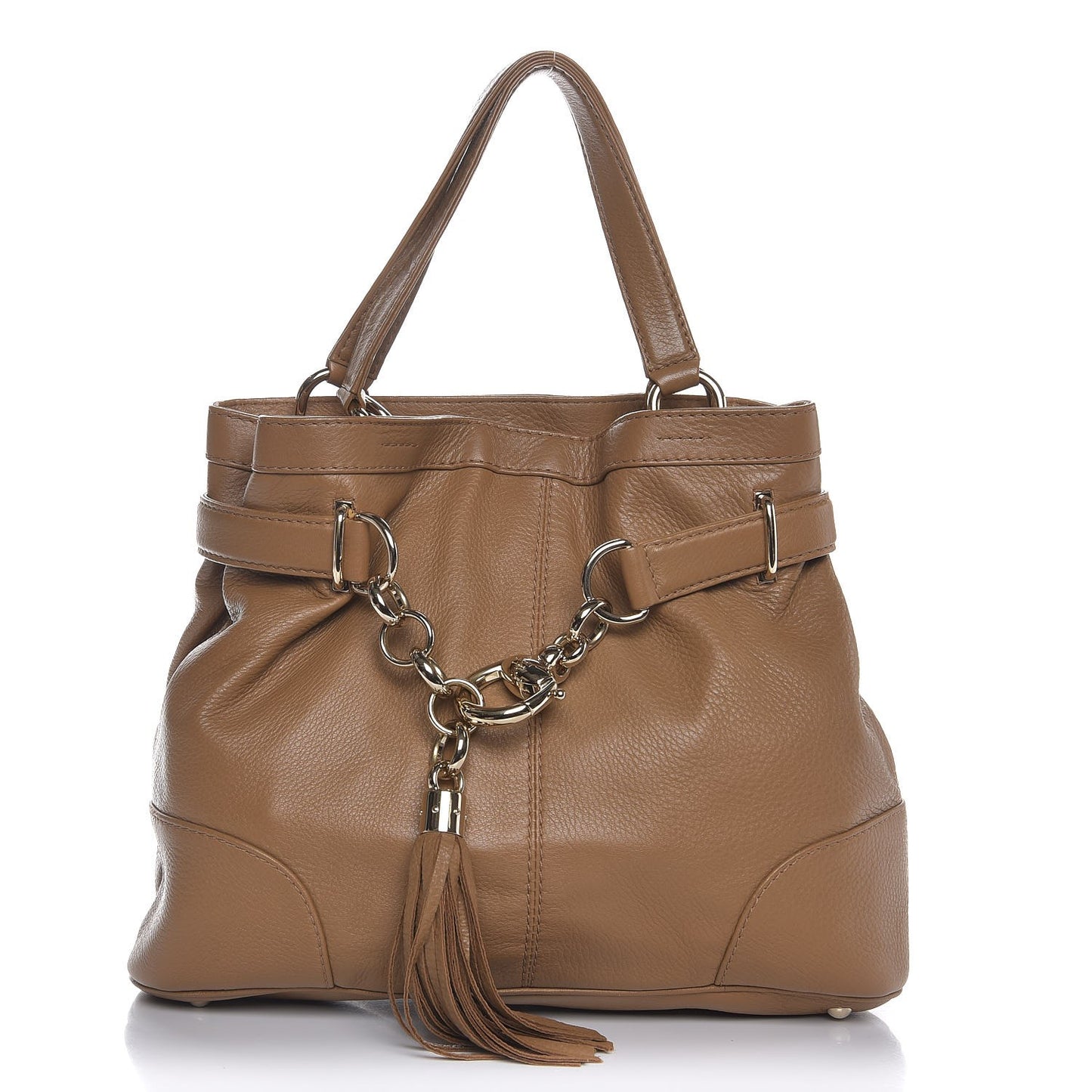 Deerskin Medium Sienna Bit Tote Camel