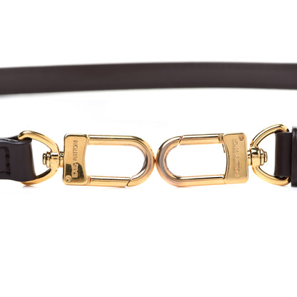 Louis Vuitton Calfskin 16mm Adjustable Shoulder Strap Brown 3 of 7