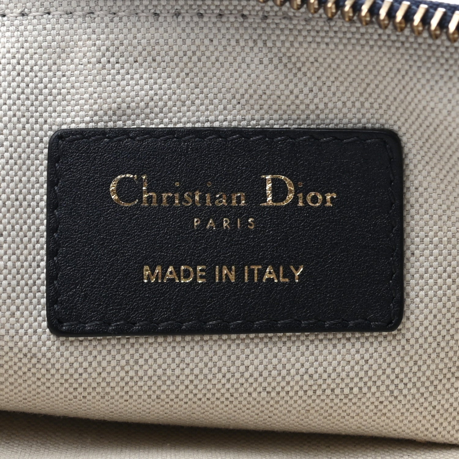 Christian Dior Oblique Pouch Clutch Blue 4 of 5