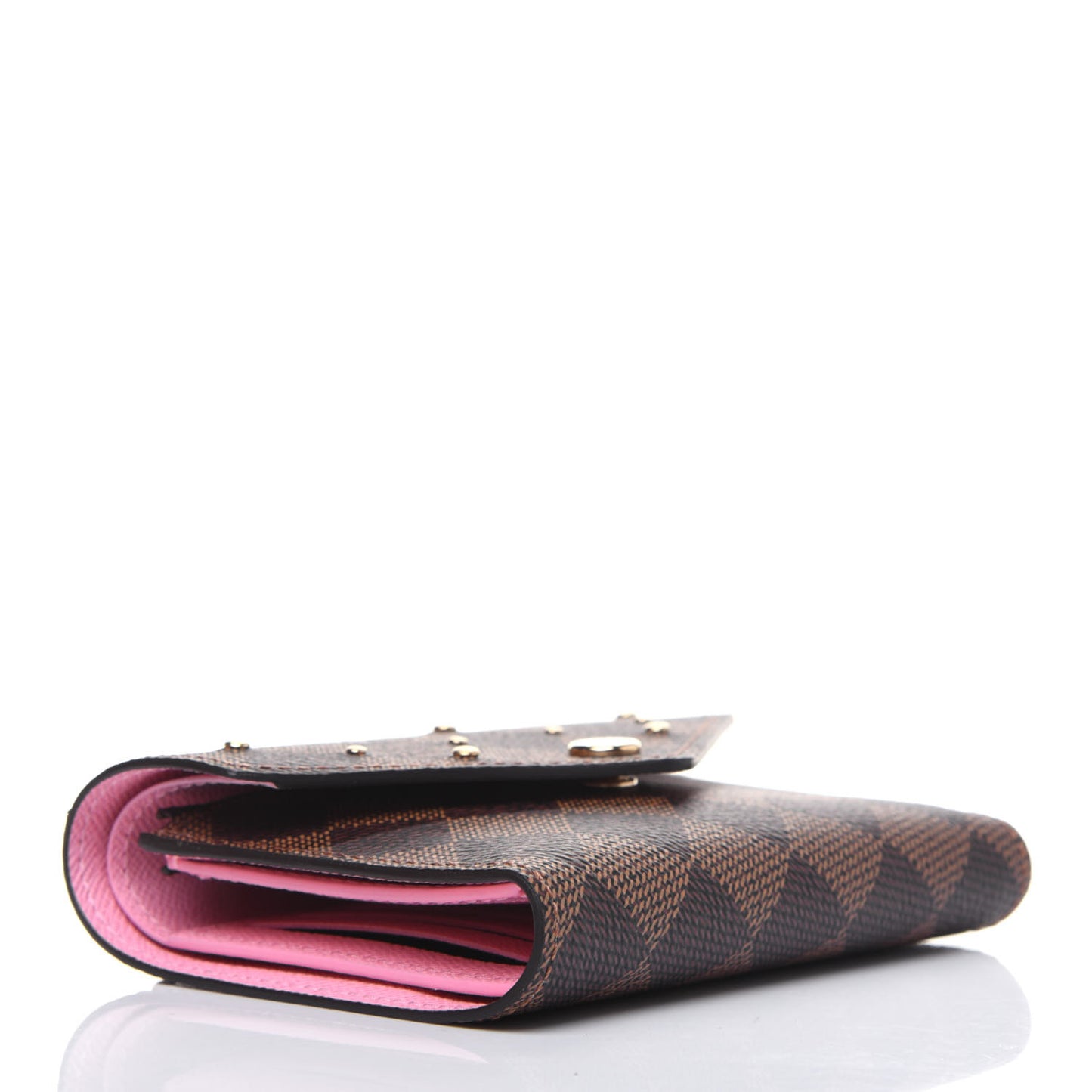 Damier Ebene Studded Victorine Wallet