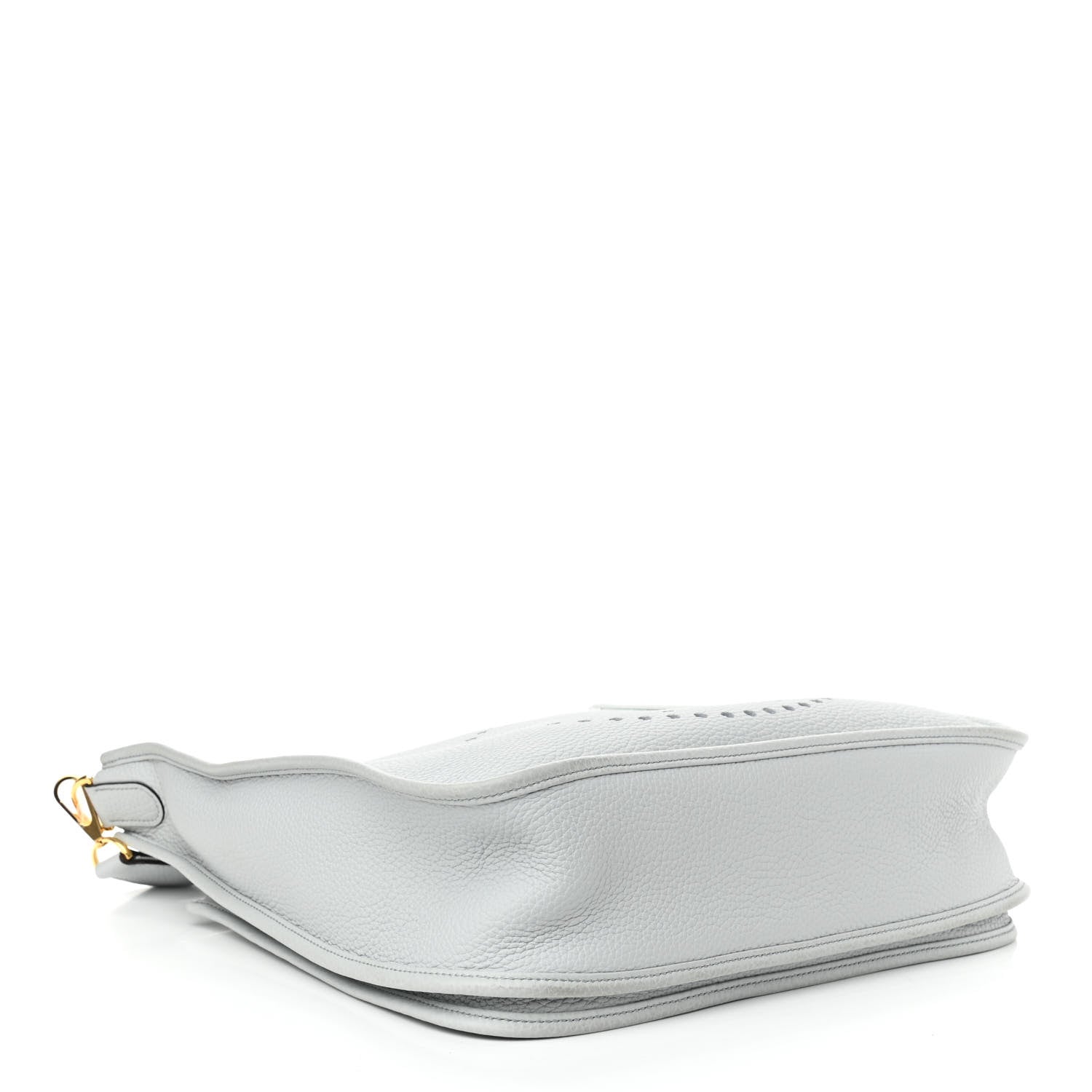 Hermes Taurillon Clemence Evelyne III GM Bleu Pale 4 of 11