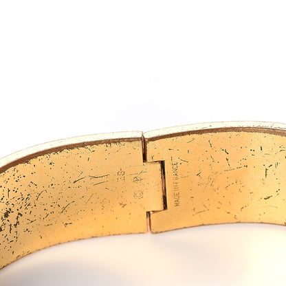 Hermes Enamel Wide Clic Clac H Bracelet GM Black 6 of 8