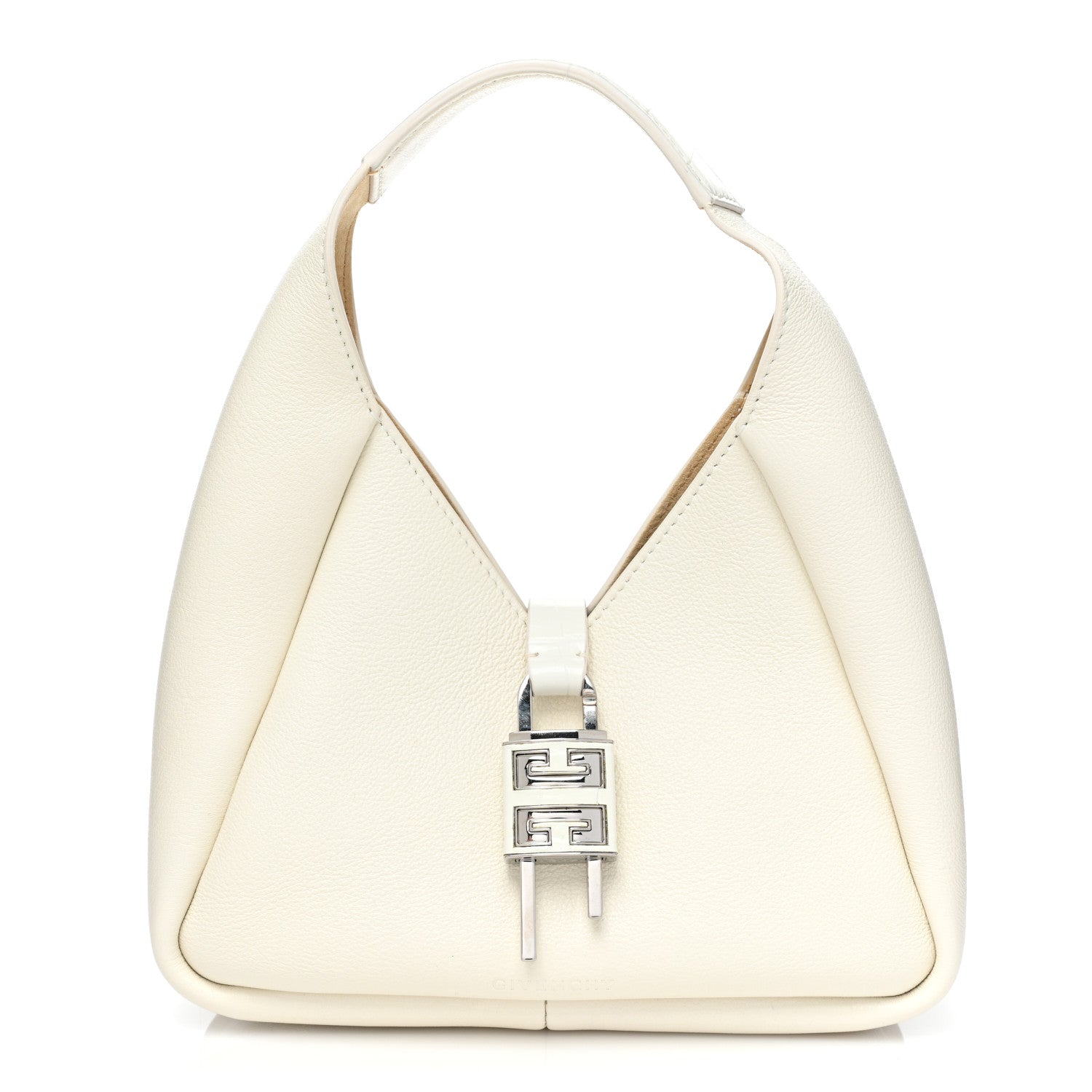 Givenchy Textured Calfskin Mini G Hobo Ivory 1 of 7