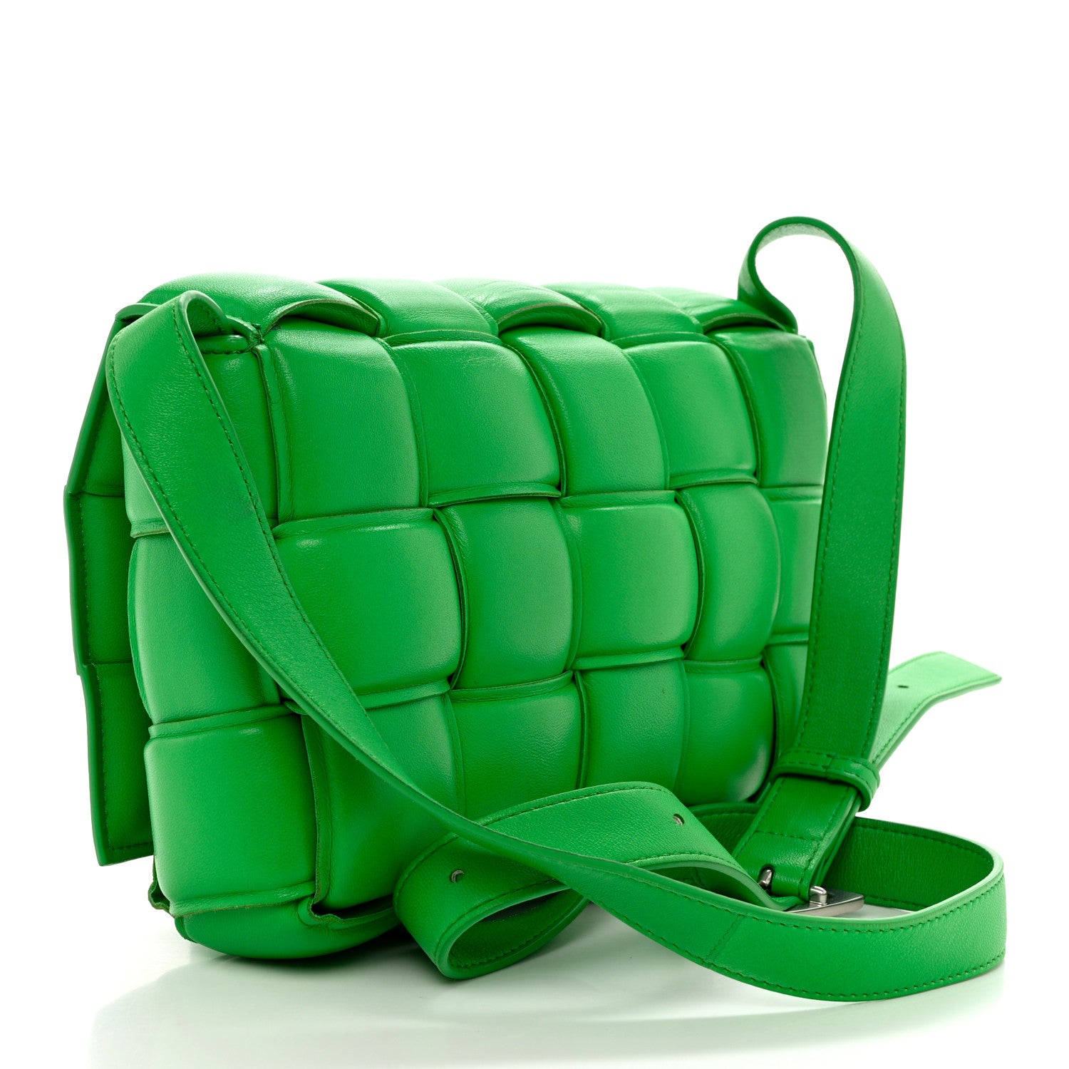 Bottega Veneta Nappa Maxi Intreccio Padded Cassette Crossbody Bag Parakeet 3 of 10