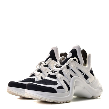 Louis Vuitton Calfskin Technical Nylon LV Archlight Sneakers 41 Marine 2 of 14