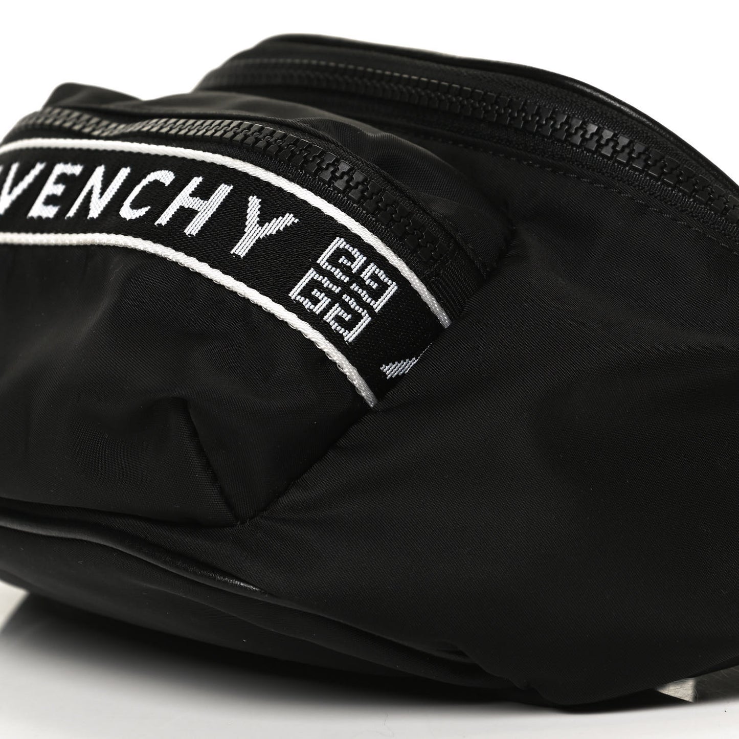 Nylon Logo Belt Bag Black