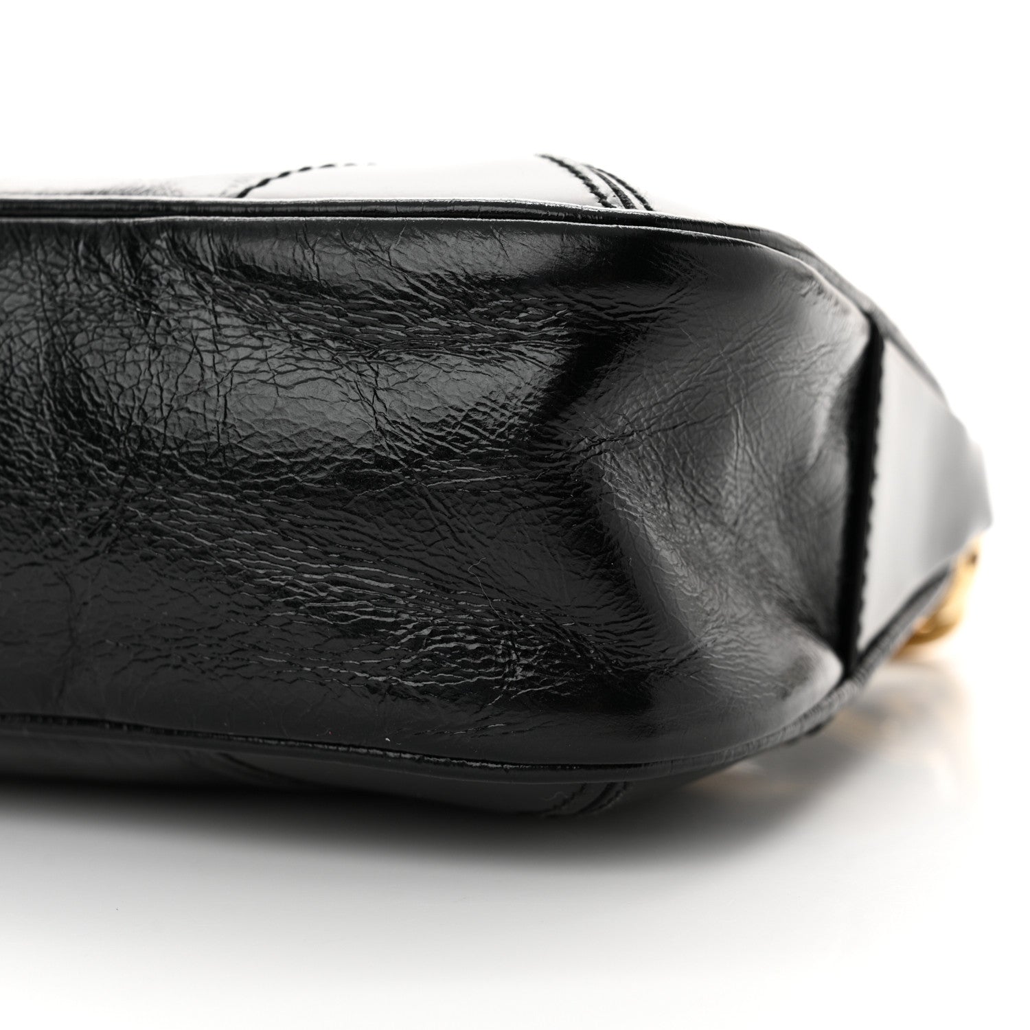 Prada Soft Lux Calfskin Medium Re-Edition 2002 Shoulder Bag Black 10 of 15