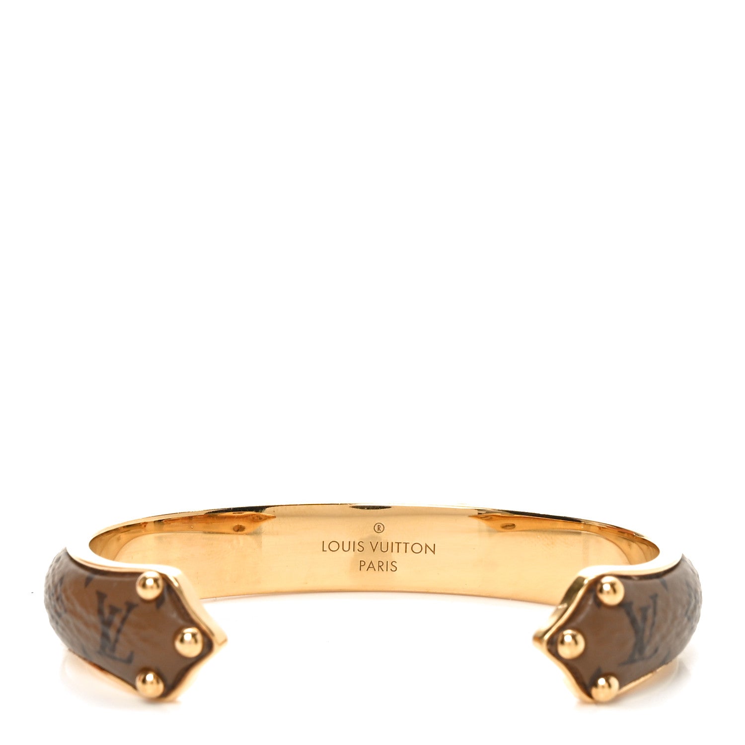 Louis Vuitton Reverse Monogram Sweet Dreams Bracelet S Gold 3 of 6