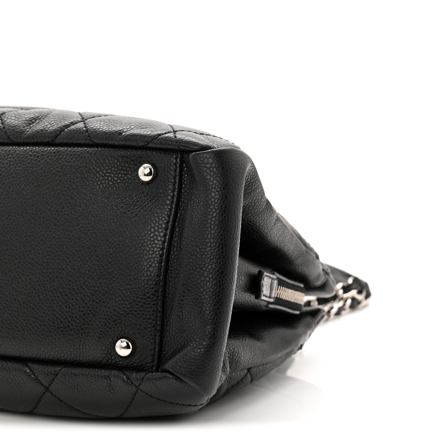 Caviar Quilted CC Timeless Soft Tote Black