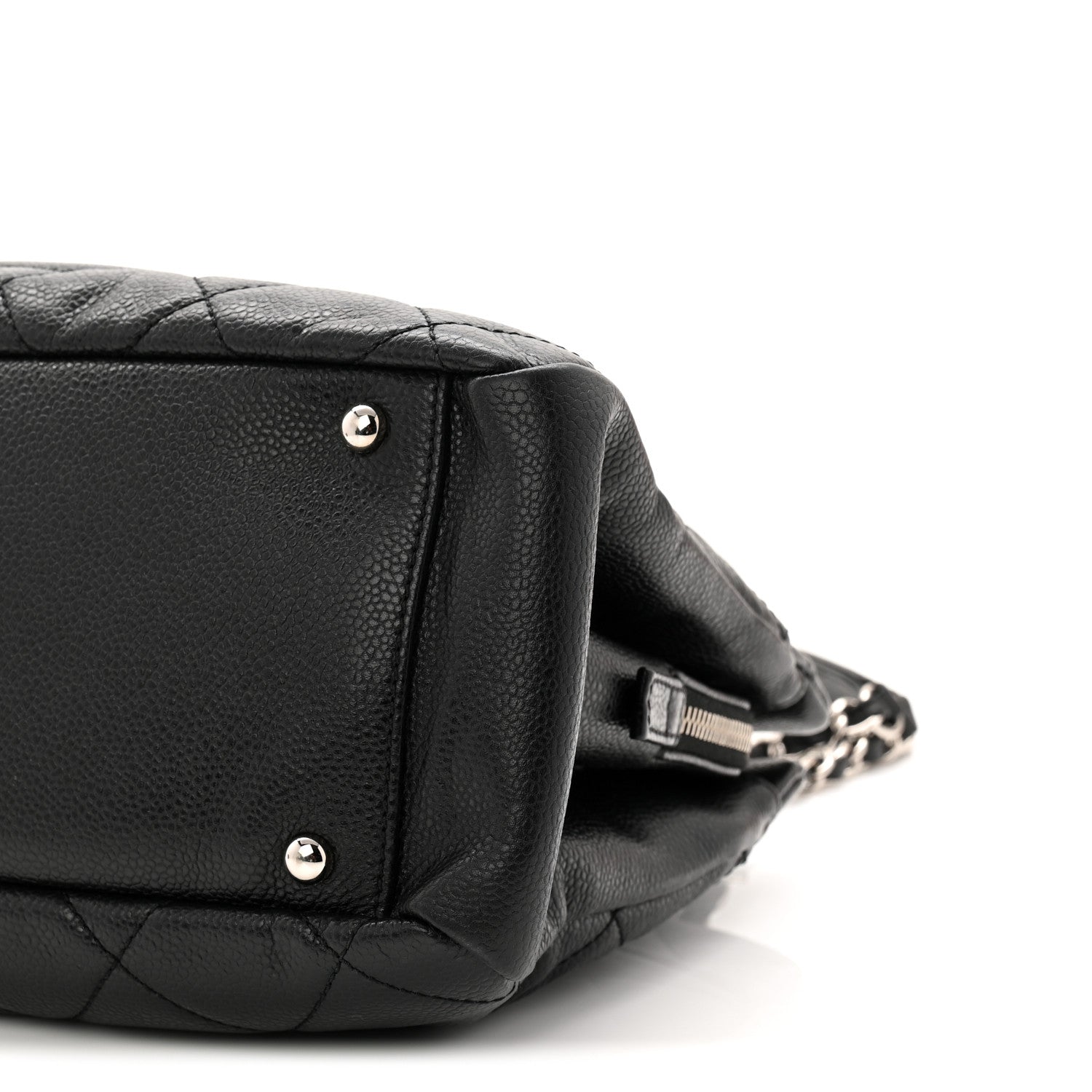 Chanel Caviar Quilted CC Timeless Soft Tote Black 11 of 12