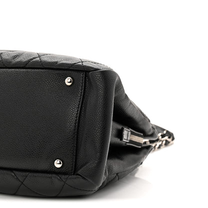 Chanel Caviar Quilted CC Timeless Soft Tote Black 11 of 12