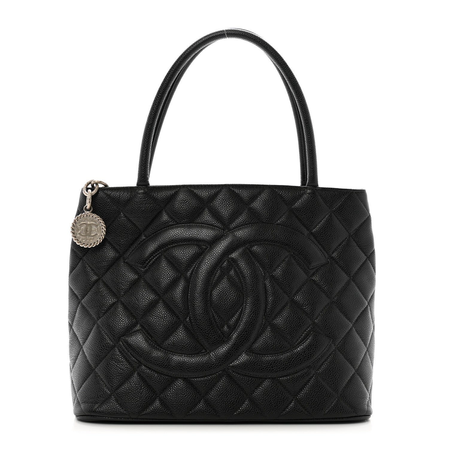 Chanel Caviar Quilted Medallion Tote Black 1 of 10