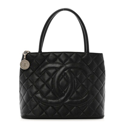 Chanel Caviar Quilted Medallion Tote Black 1 of 10