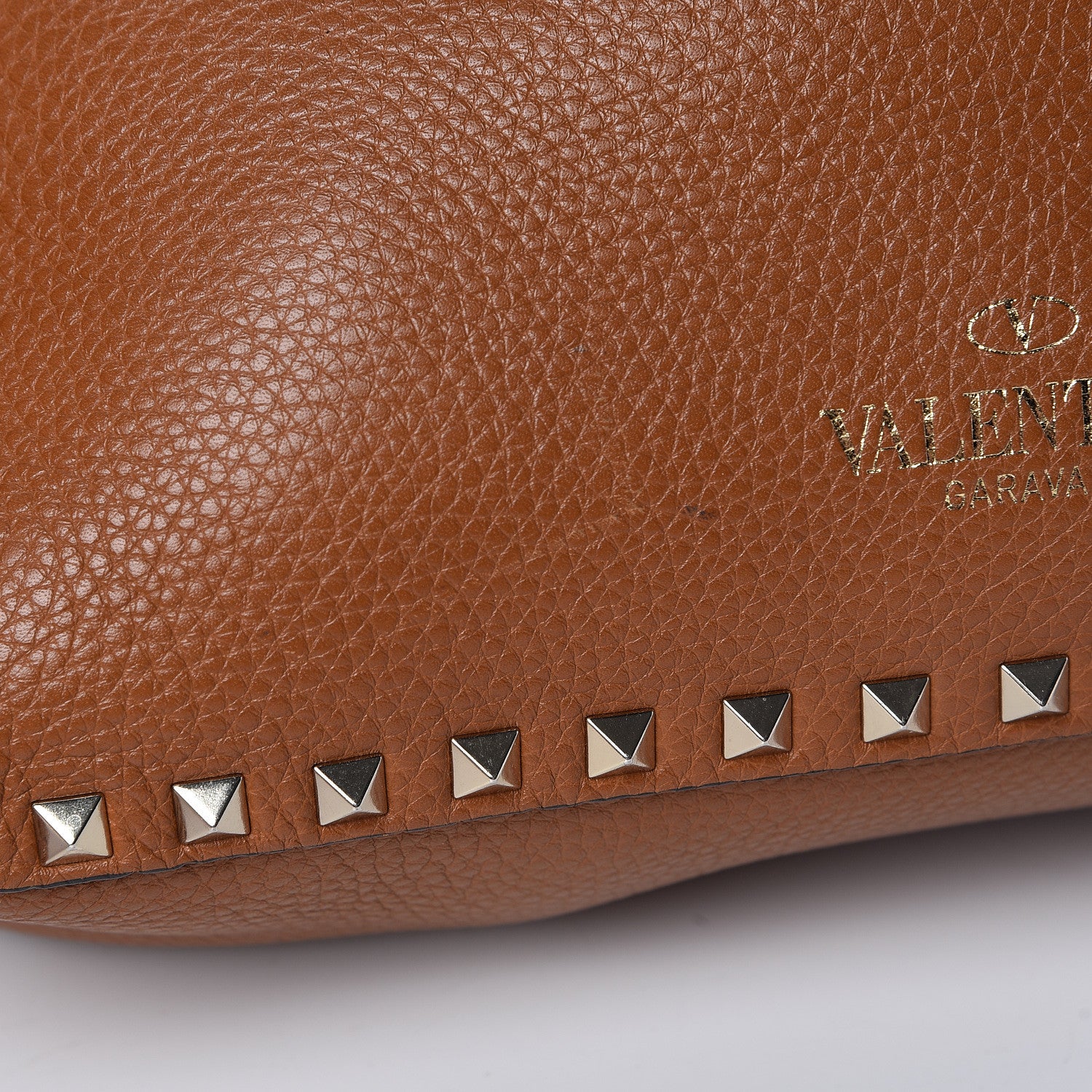 Valentino Garavani Pebbled Calfskin Small Rockstud Flip-Lock Messenger Bag Light Cuir 13 of 13