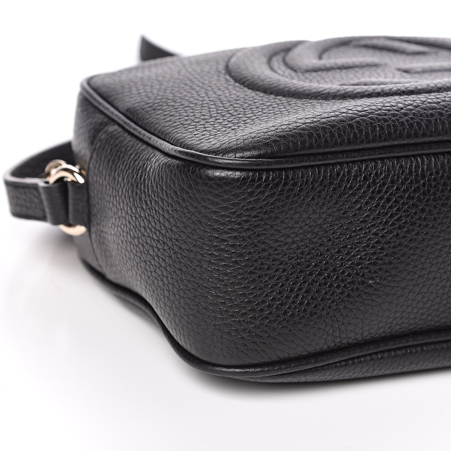 Gucci Pebbled Calfskin Small Soho Disco Bag Black 8 of 10