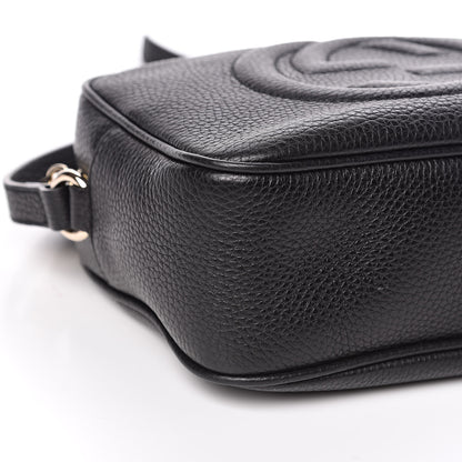 Gucci Pebbled Calfskin Small Soho Disco Bag Black 8 of 10