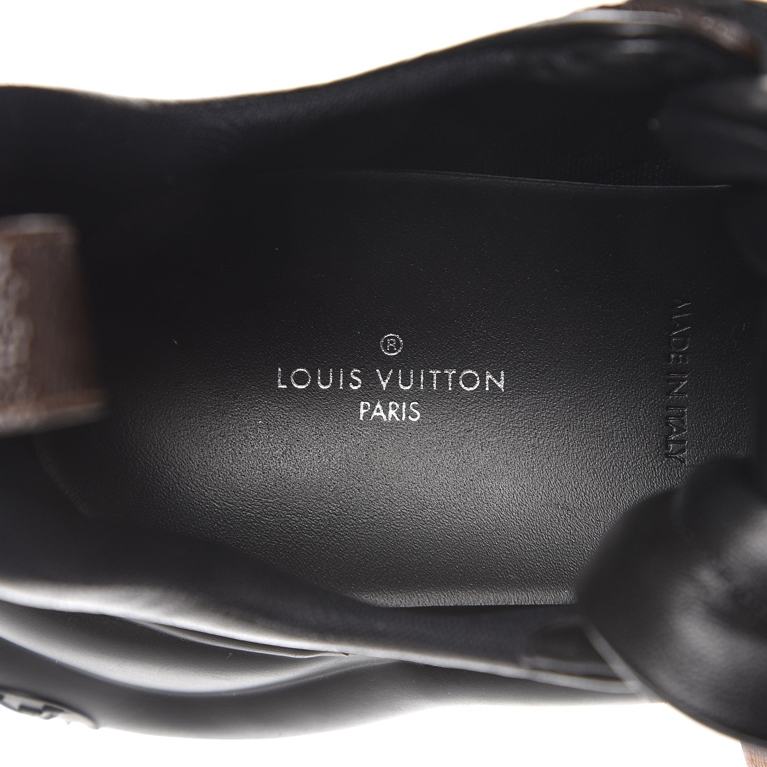 Louis Vuitton Calfskin Patent Monogram LV Archlight Sneakers 38 Black 7 of 9