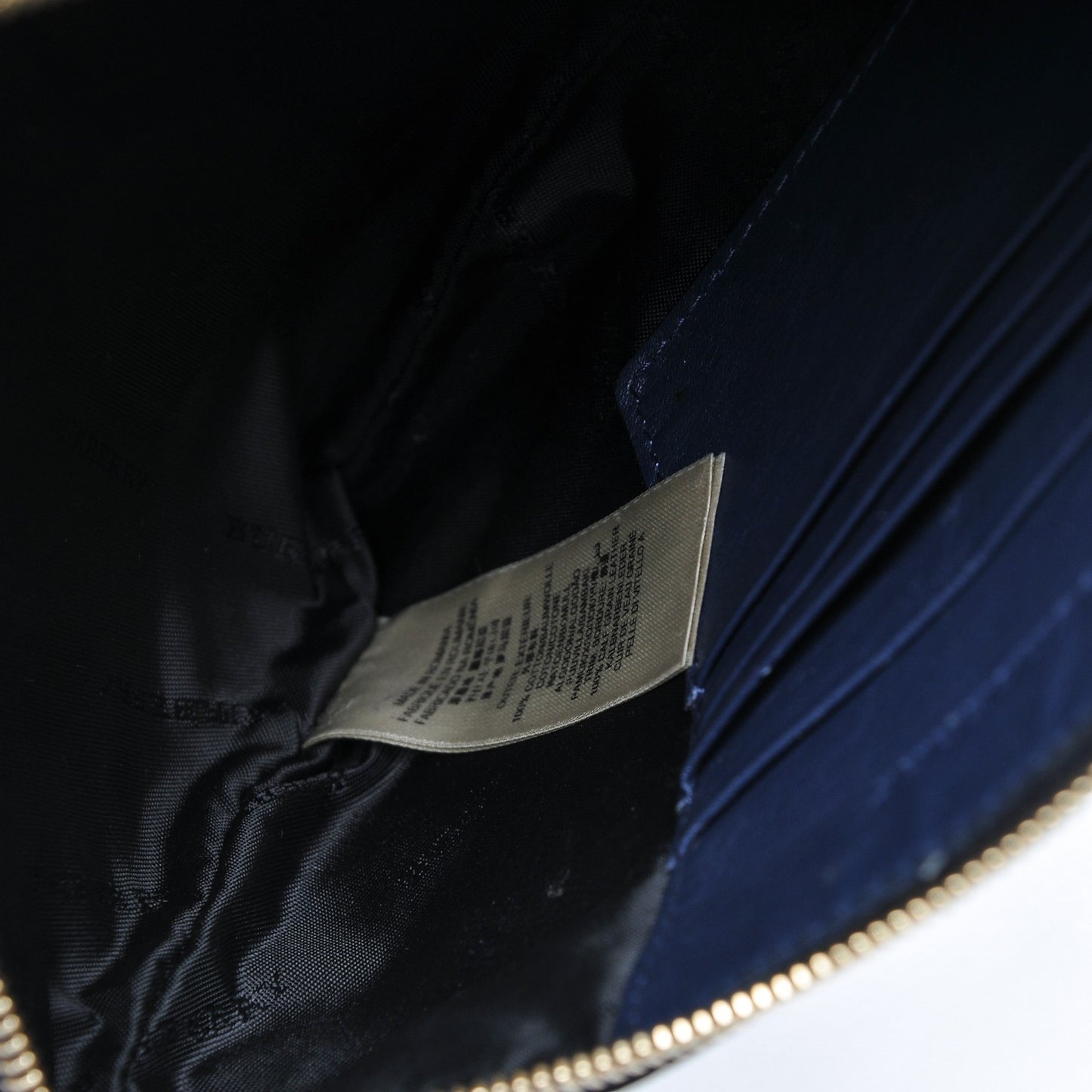 House Check Derby Peyton Crossbody Clutch Bag Navy