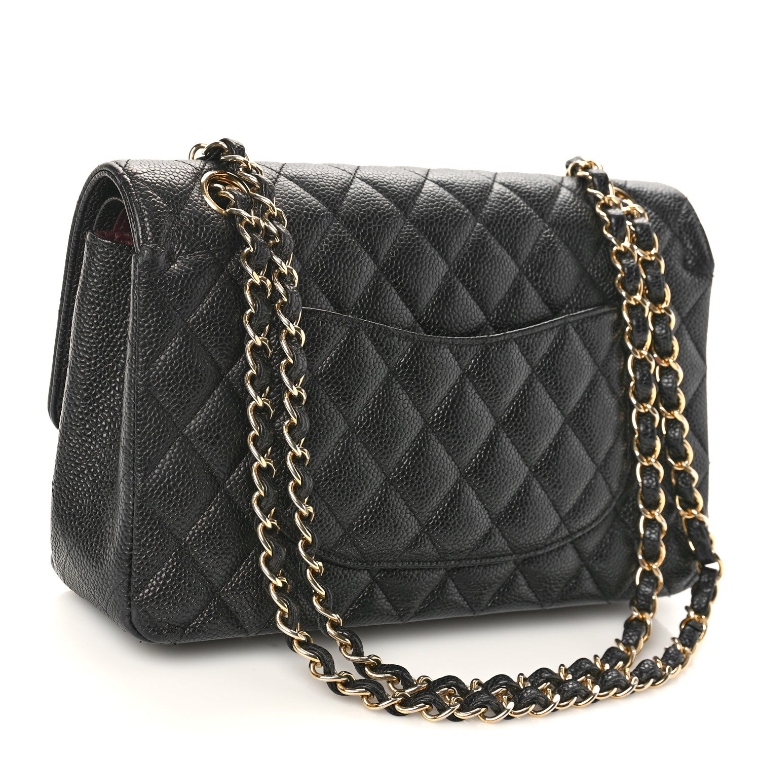 Chanel Caviar Quilted Medium Double Flap Black 3 of 11