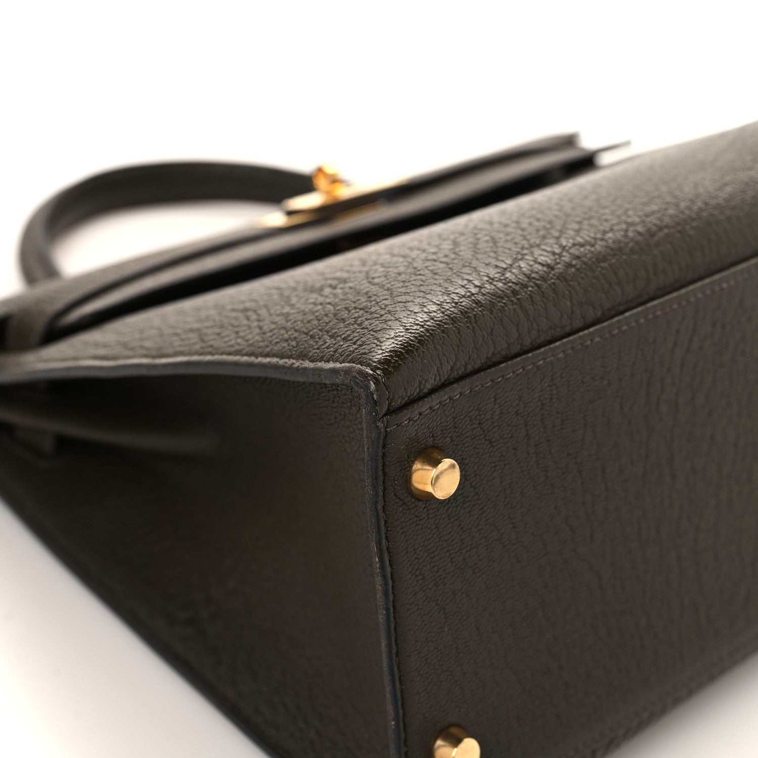 Hermes Chevre De Coromandel Kelly Sellier 32 Cocoan 9 of 14