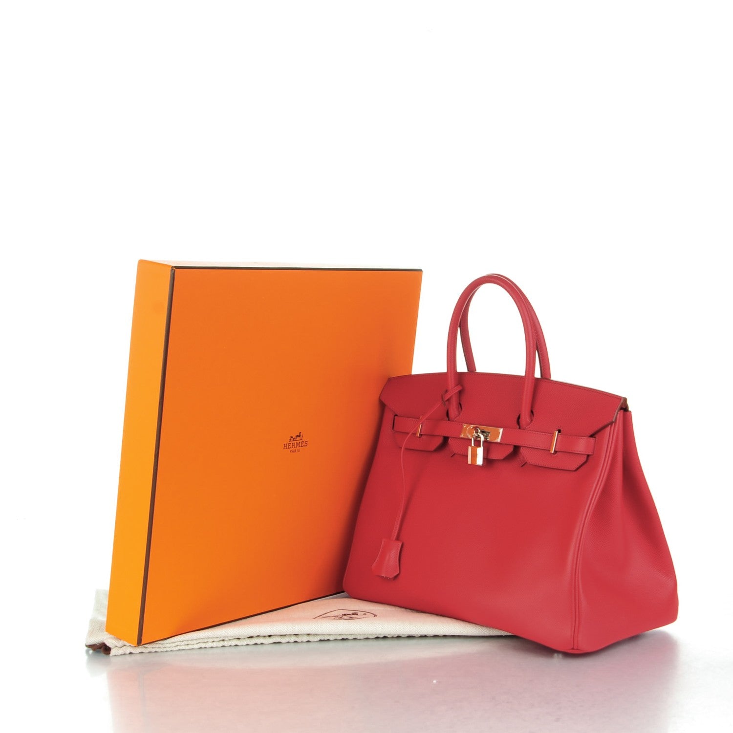 Hermes Epsom Birkin 35 Rouge Garance 7 of 26