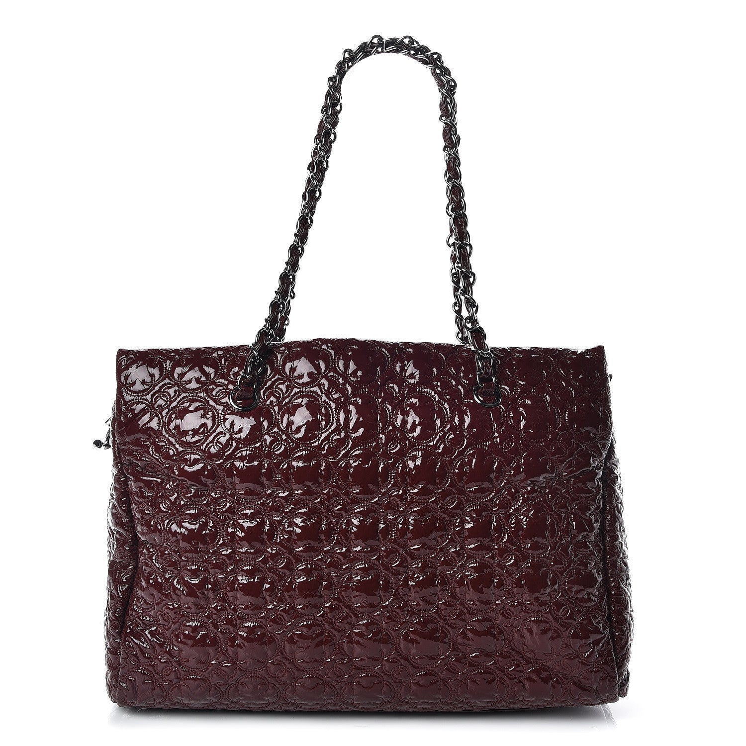 Chanel Vinyl Rock in Moscow Tote Bordeaux 1 of 11