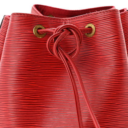 Louis Vuitton Epi Petit Noe Castillan Red 7 of 9