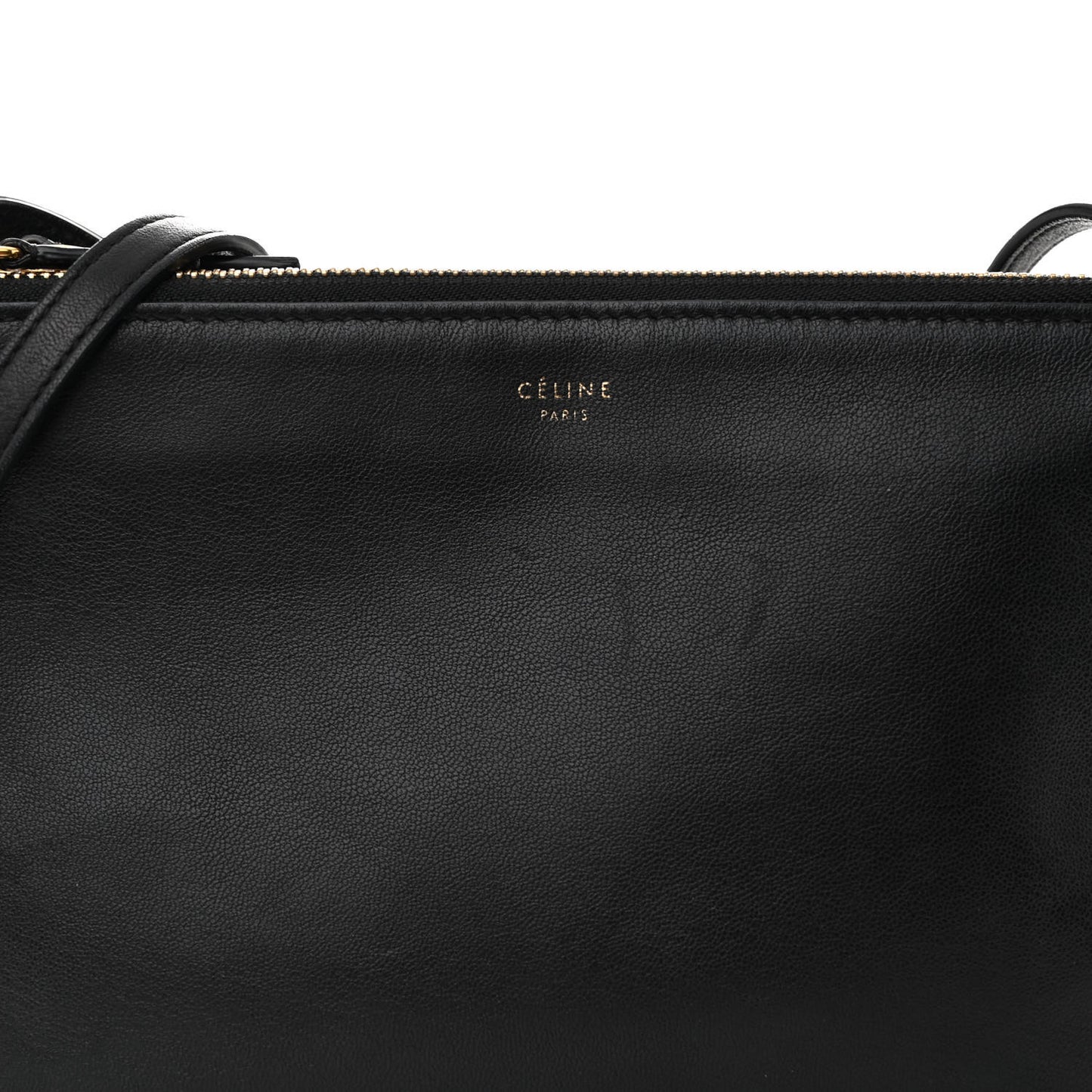 Lambskin Small Trio Crossbody Bag Black