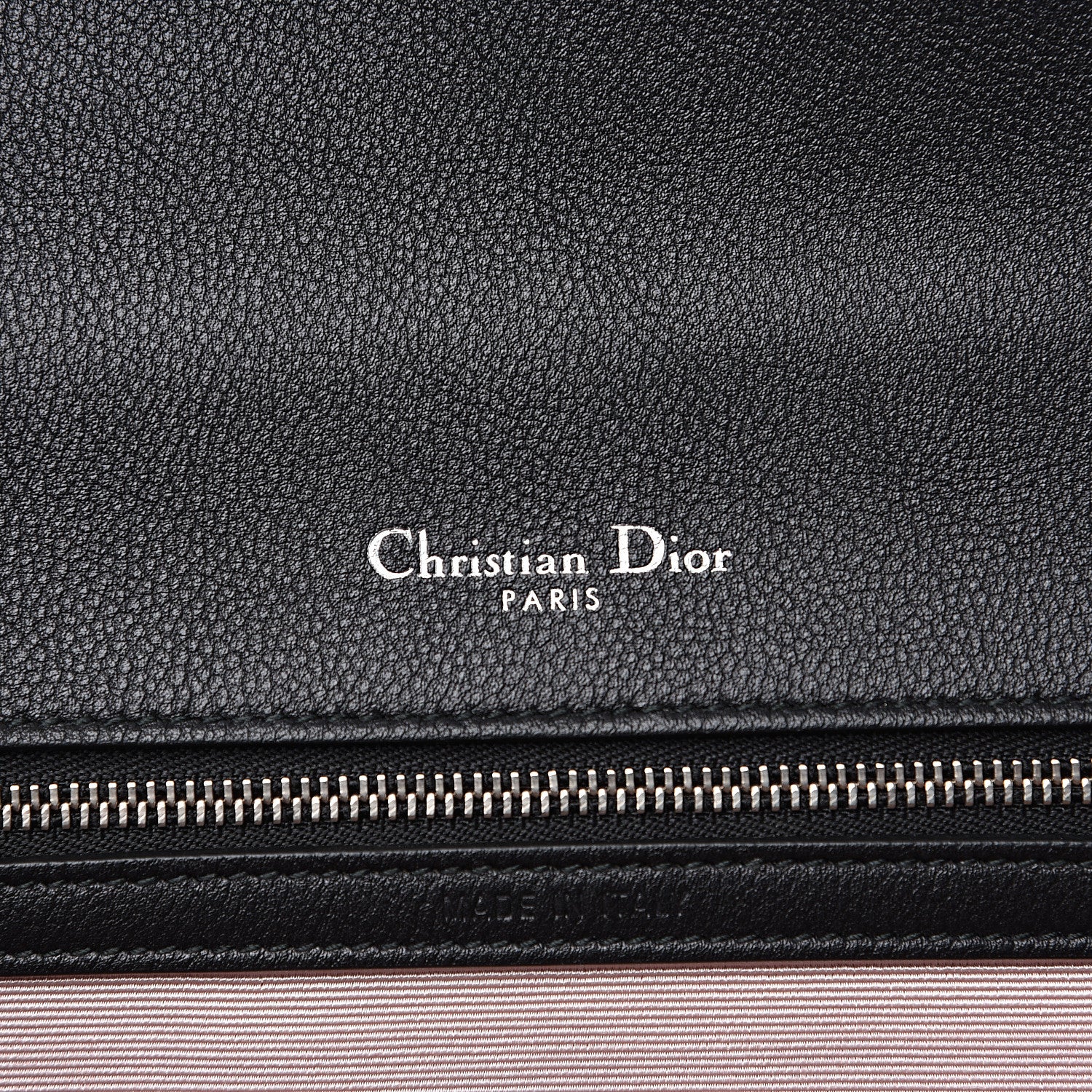 Christian Dior Grained Calfskin Medium Diorama Flap Bag Black 5 of 9