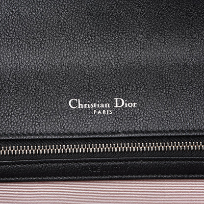 Christian Dior Grained Calfskin Medium Diorama Flap Bag Black 5 of 9
