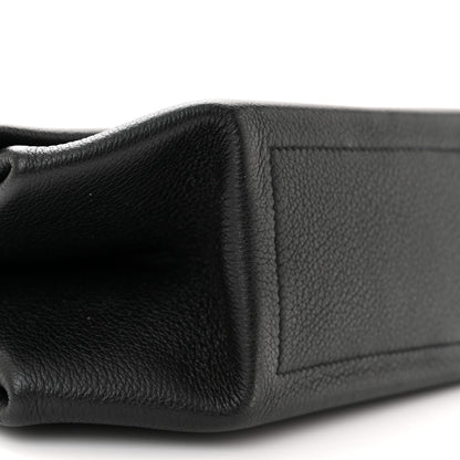 Hermes Taurillon Novillo Chain Opli 24 Black Bleu Encre 9 of 10