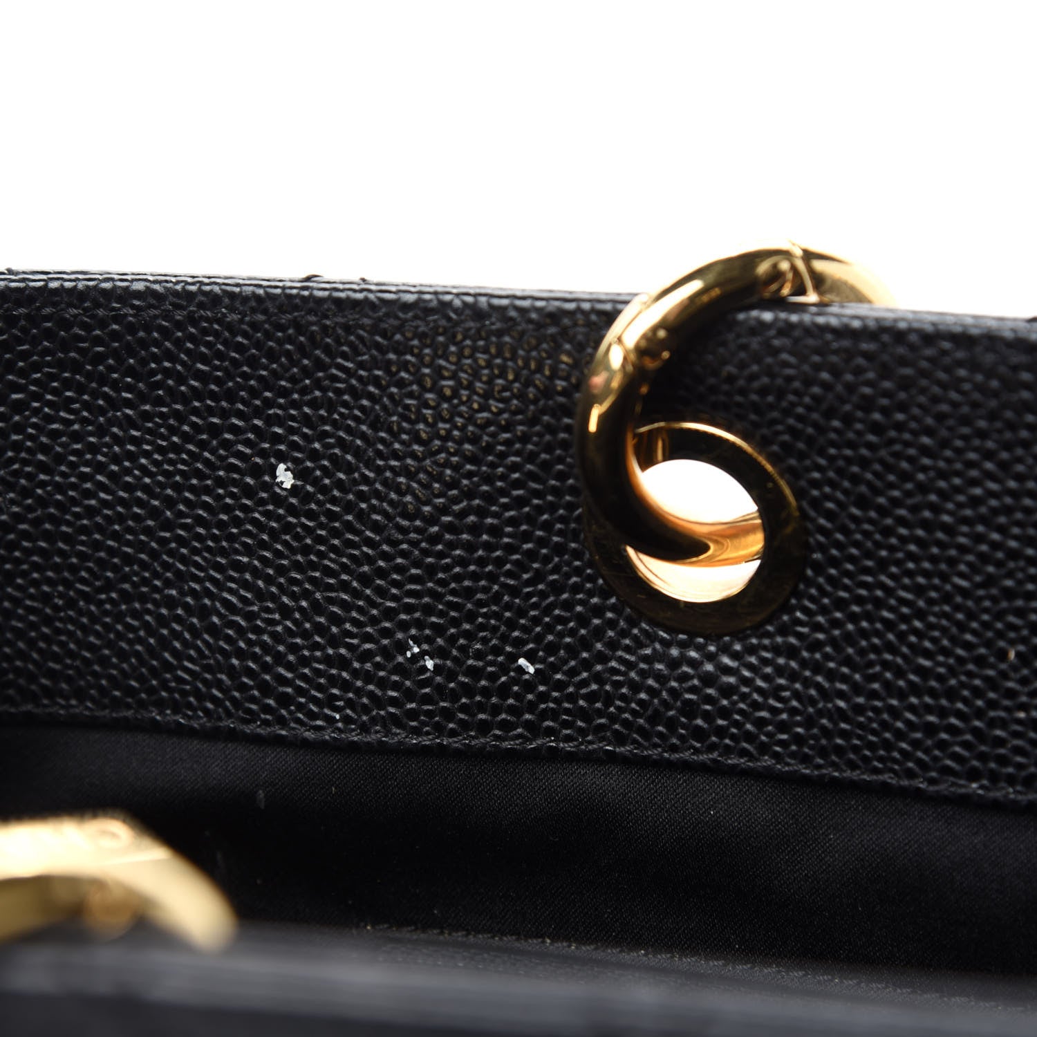 Chanel Caviar Quilted XL Grand Shopping Tote GST Black 13 of 17