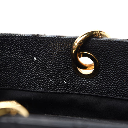 Chanel Caviar Quilted XL Grand Shopping Tote GST Black 13 of 17