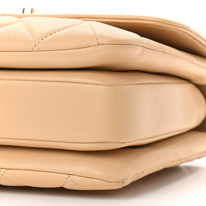 Chanel Lambskin Quilted Small Trendy CC Dual Handle Flap Bag Beige 9 of 9