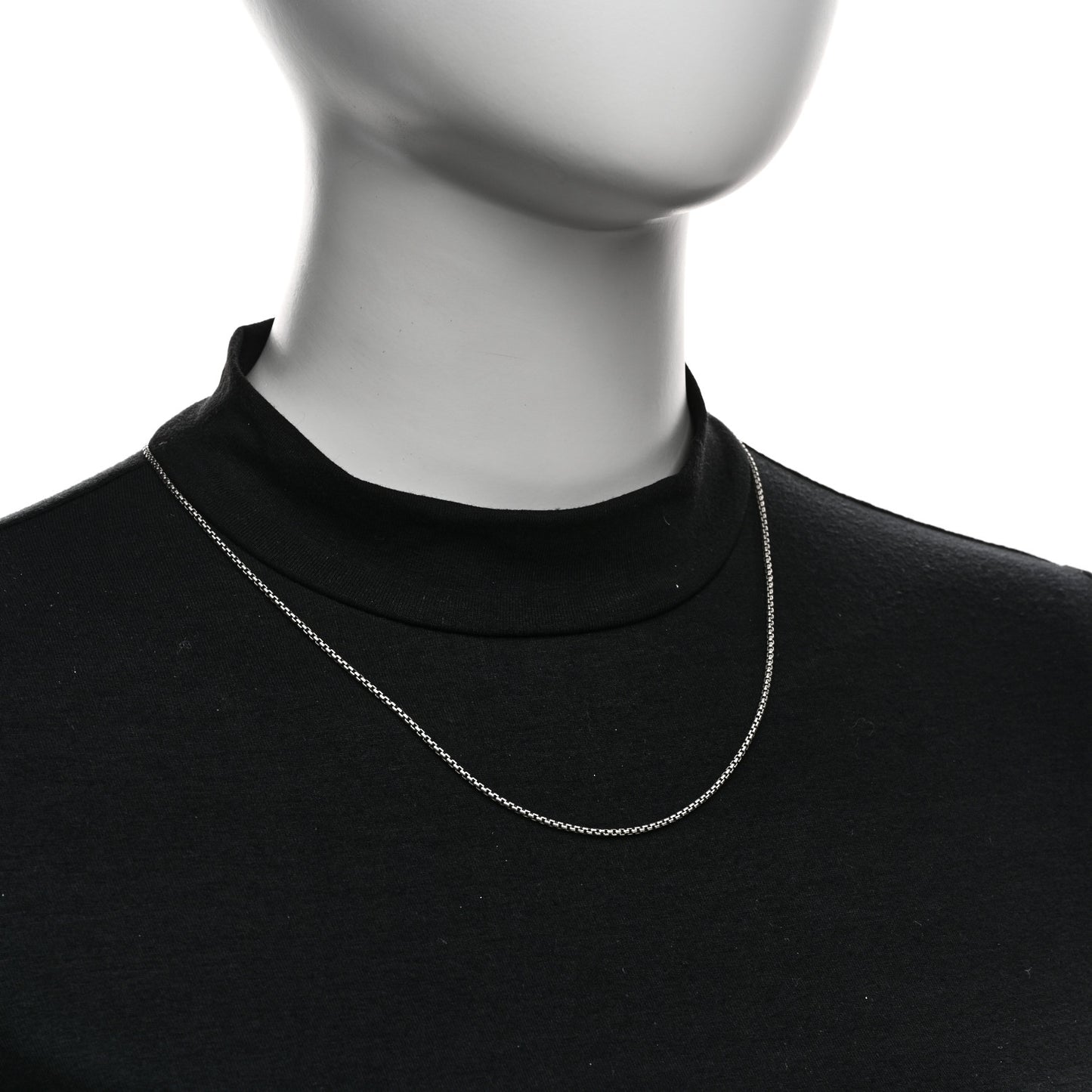Sterling Silver 1.7mm Baby Box Chain Necklace 20"