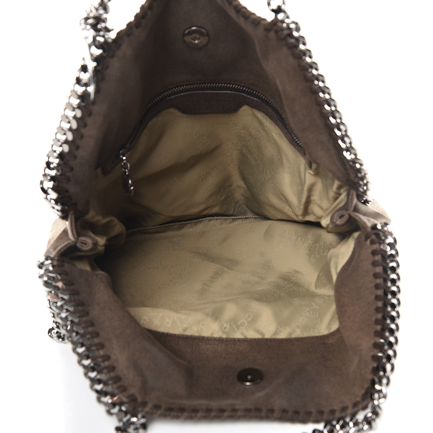 Stella McCartney Shaggy Deer Falabella Fold Over Tote Brown 5 of 6
