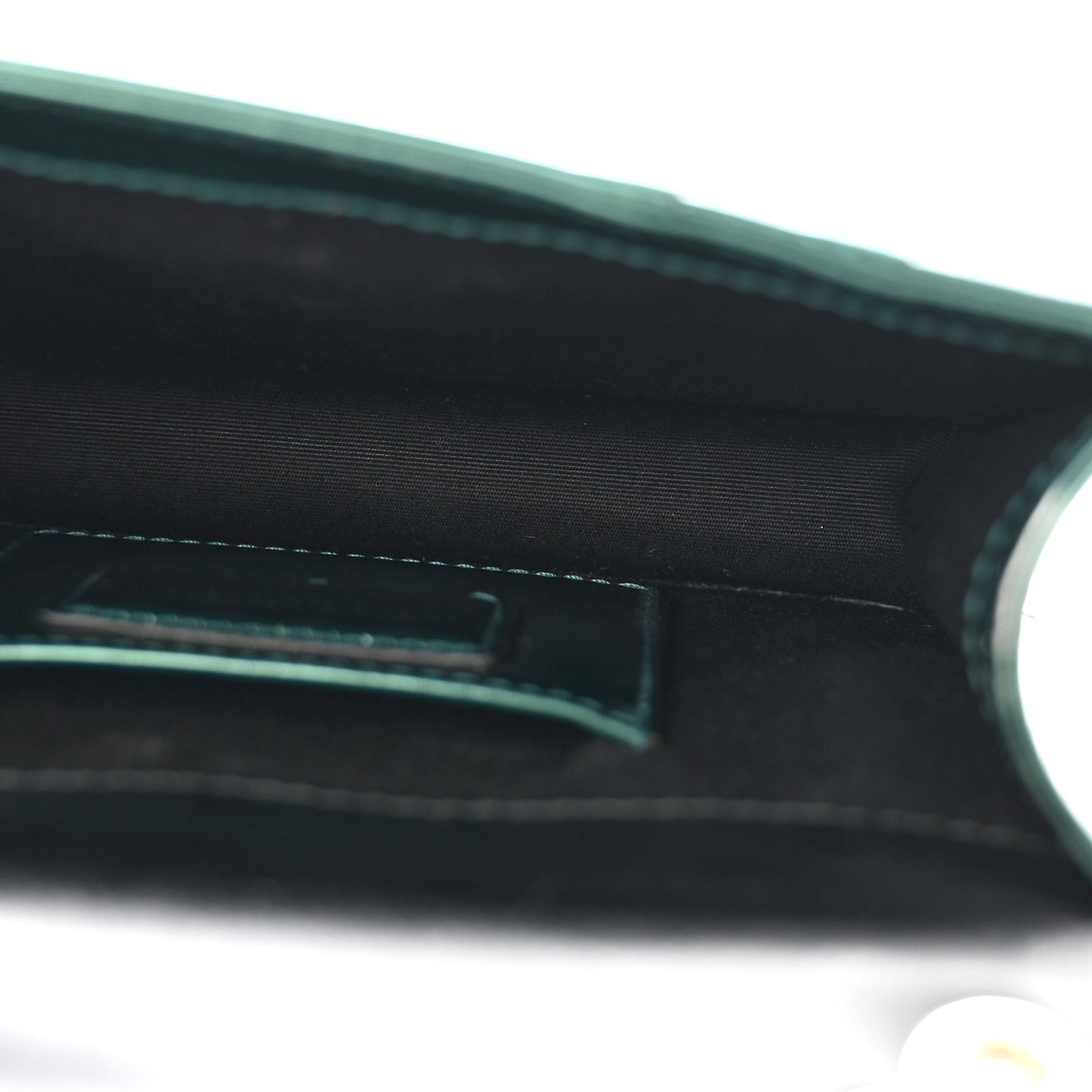 Patent Serpenti Forever Crossbody Emerald