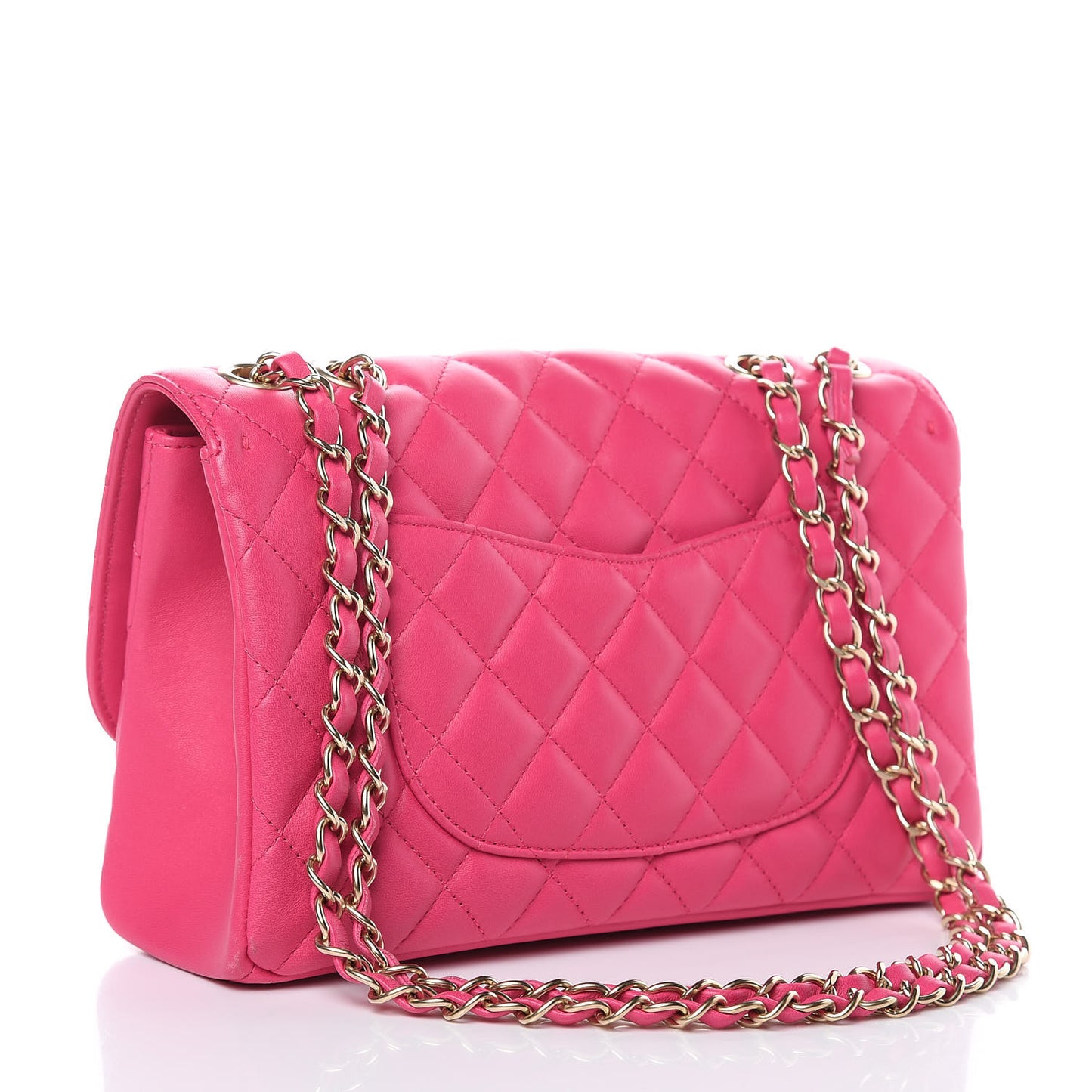 Lambskin Quilted Medium Mademoiselle Chic Flap Pink