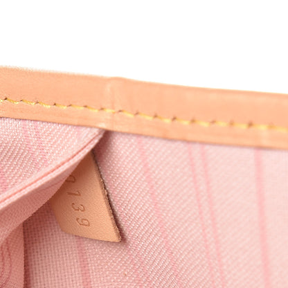 Louis Vuitton Damier Azur Neo Neverfull MM Rose Ballerine 8 of 11