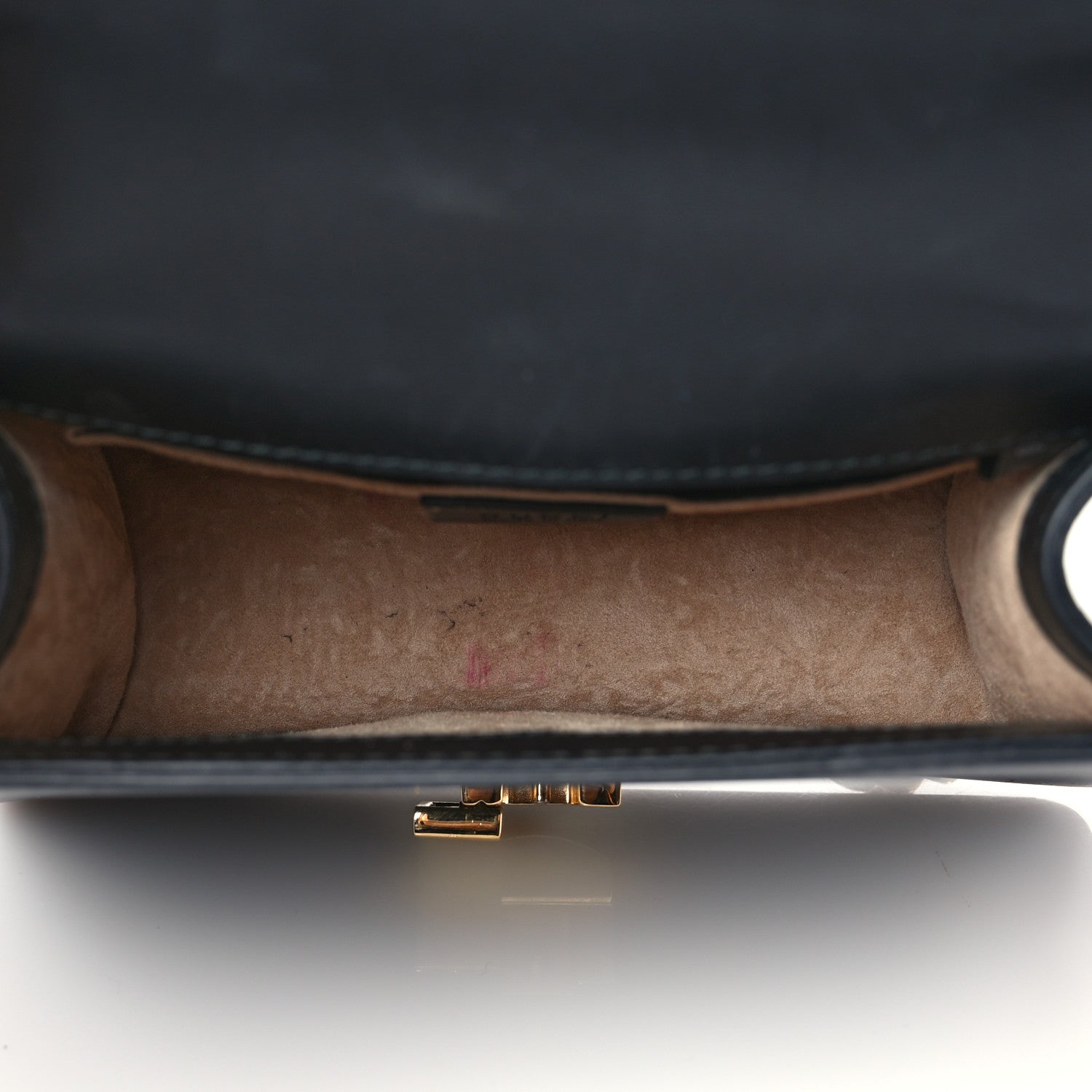 Gucci Calfskin Mini Sylvie Chain Shoulder Bag Black 4 of 9