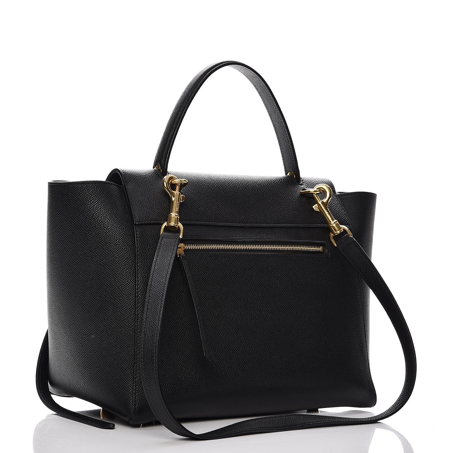 Celine Grained Calfskin Mini Belt Bag Black 4 of 8