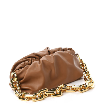Bottega Veneta Calfskin The Pouch Chain Cammello 3 of 11