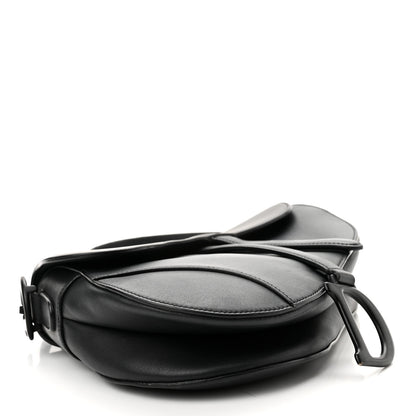 Christian Dior Ultra Matte Calfskin Saddle Bag Black 4 of 11