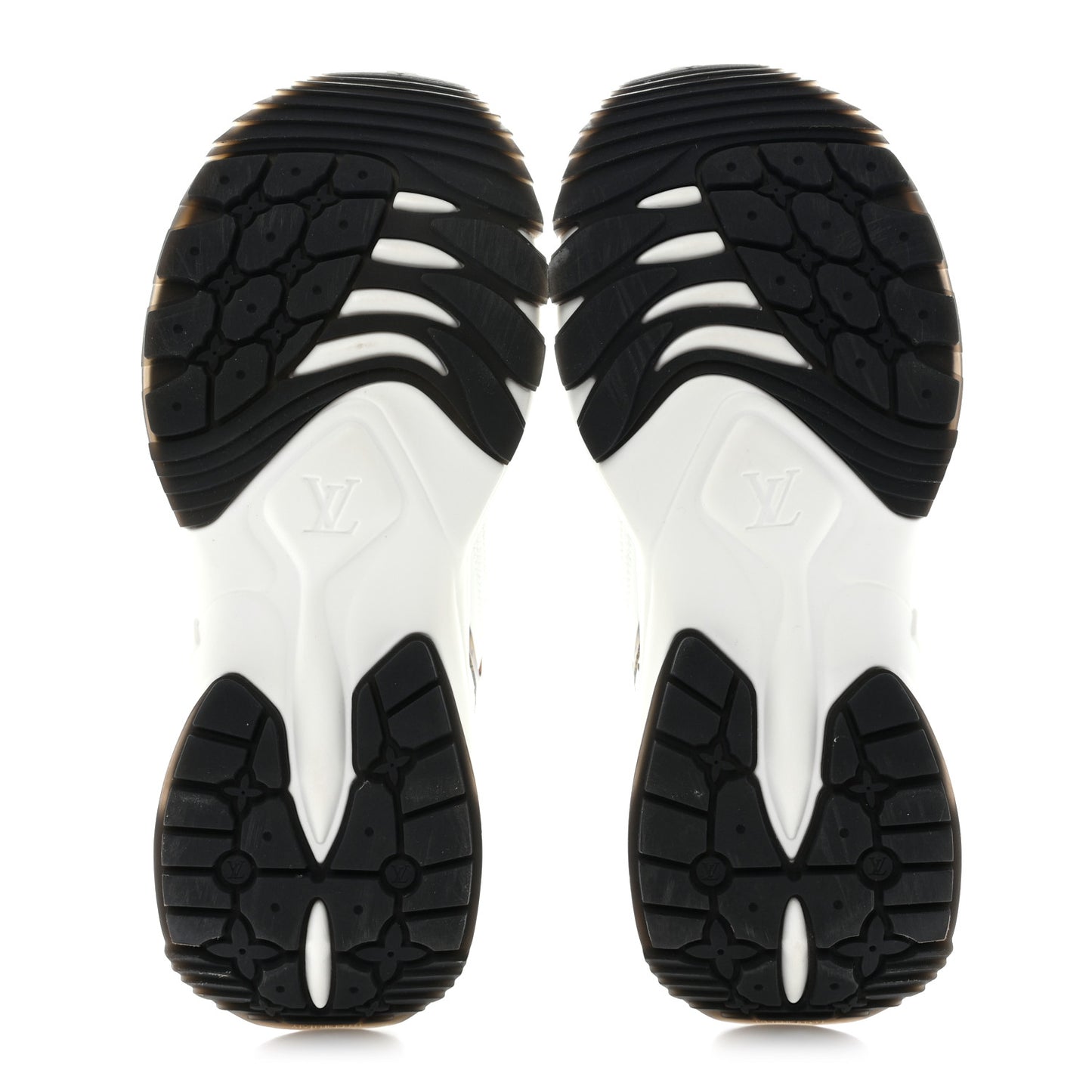 Monogram Calfskin Run 55 Sneakers 38.5 White
