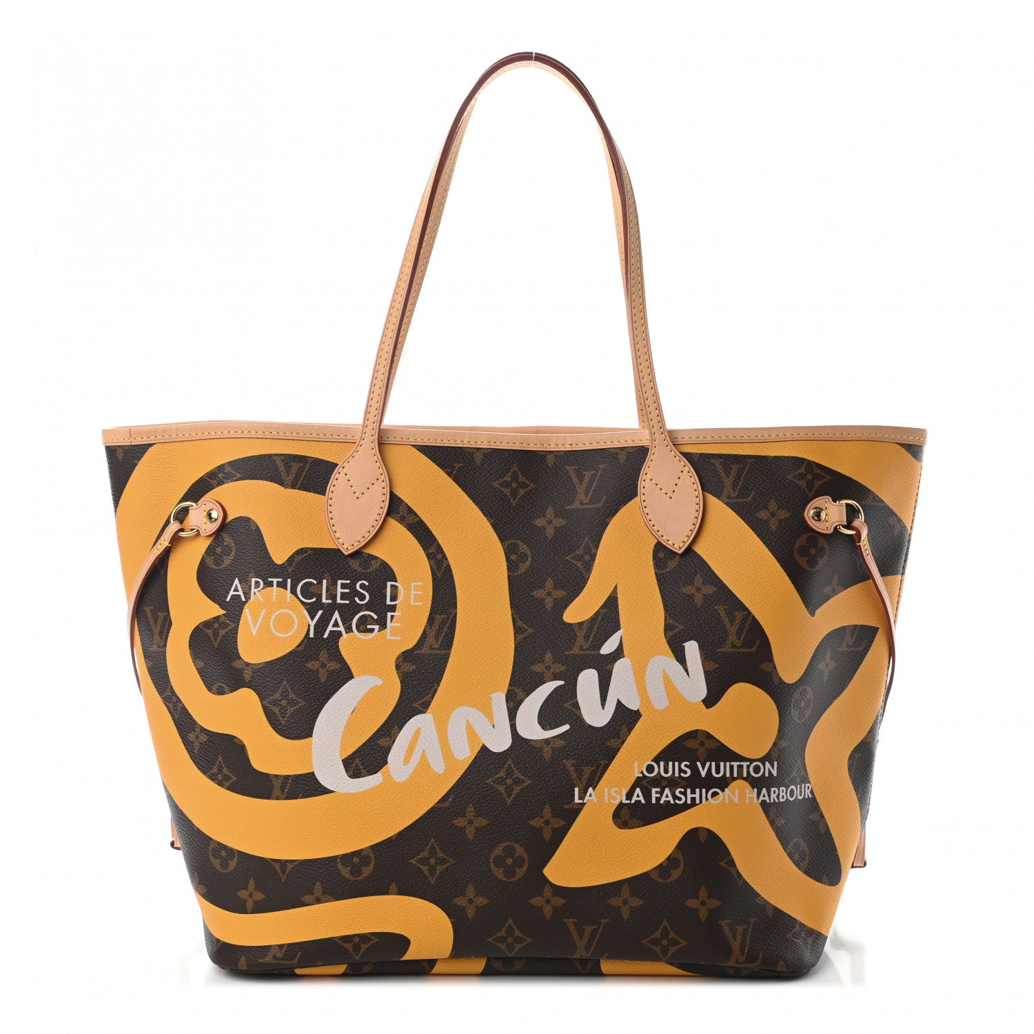Louis Vuitton Monogram Tahitienne Cancun Neverfull MM 1 of 8