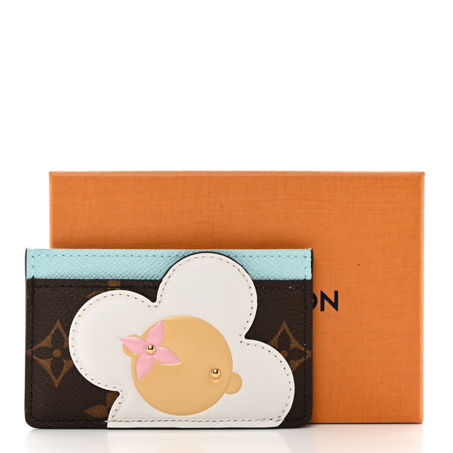 Louis Vuitton Monogram Vivienne Card Holder Animation Blue 7 of 7
