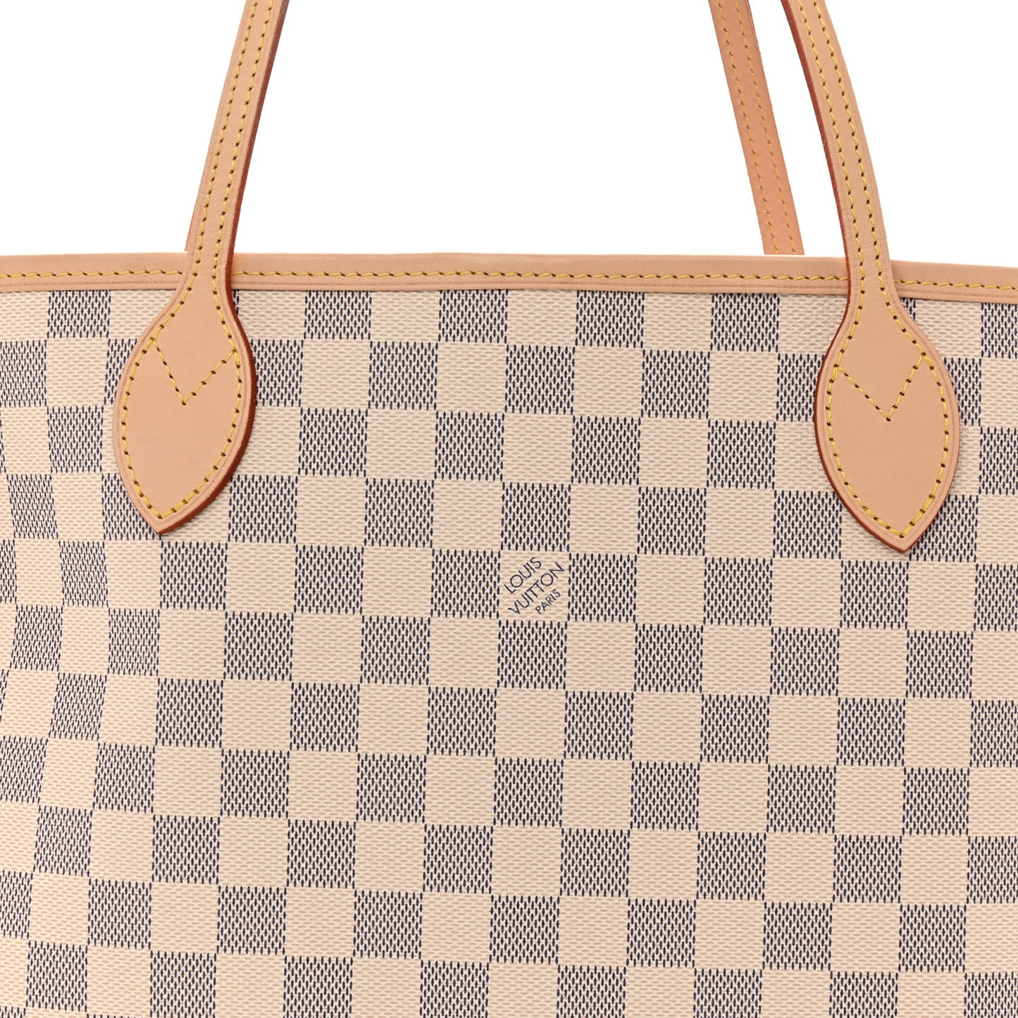Damier Azur Neo Neverfull MM Rose Ballerine