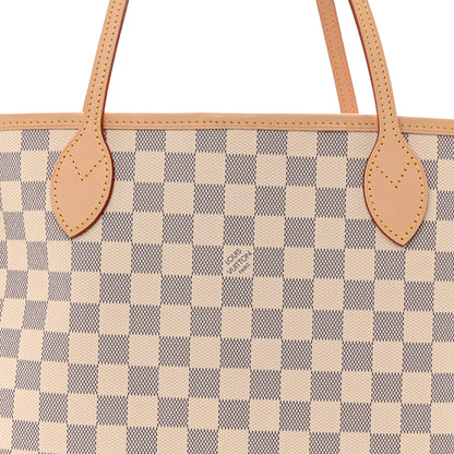 Louis Vuitton Damier Azur Neo Neverfull MM Rose Ballerine 8 of 10